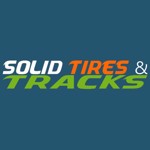 31x10-20/ 10-16.5 Smooth Solid Skid Steer Tires - Non Marking Gray